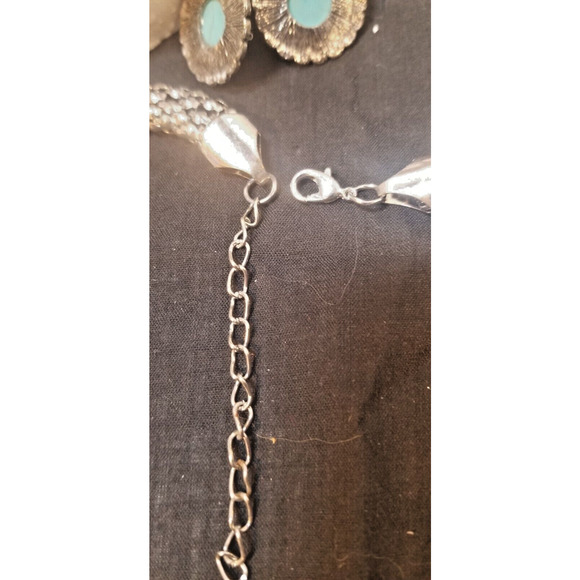 Allegro Turquoise Pendant Necklace & Earring Set New with tag - Picture 5 of 9